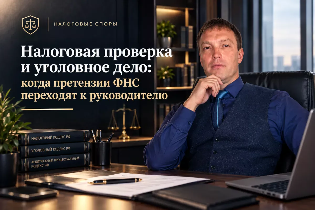 Налоговая проверка и уголовное дело: когда претензии ФНС переходят к руководителю